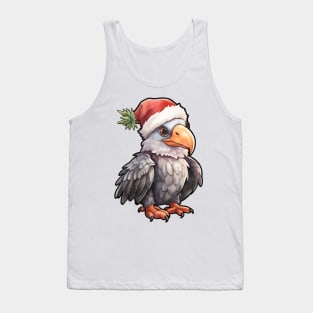 California Condor in Santa Hat Tank Top